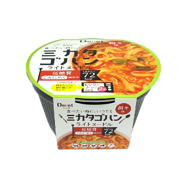 Japan healthy low carb noodles food instant cup loss weight foods