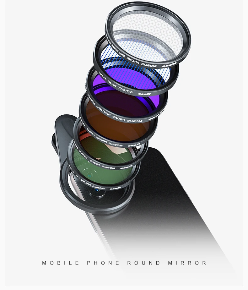 Kase Mobile Phone lens Magnetic Filters Cpl polarizing filter