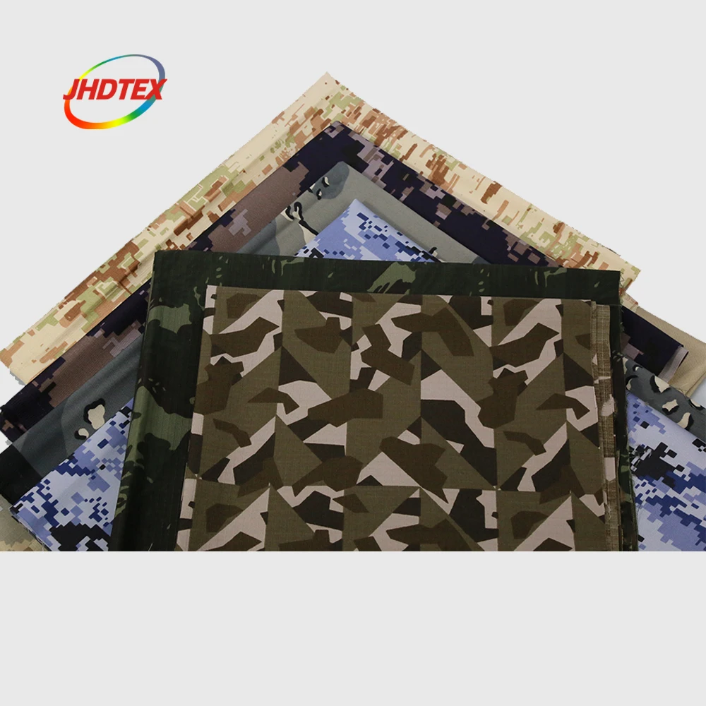JHDTEX заводская цена настраиваемый стиль и чувствовать камуфляжная ткань хлопок
