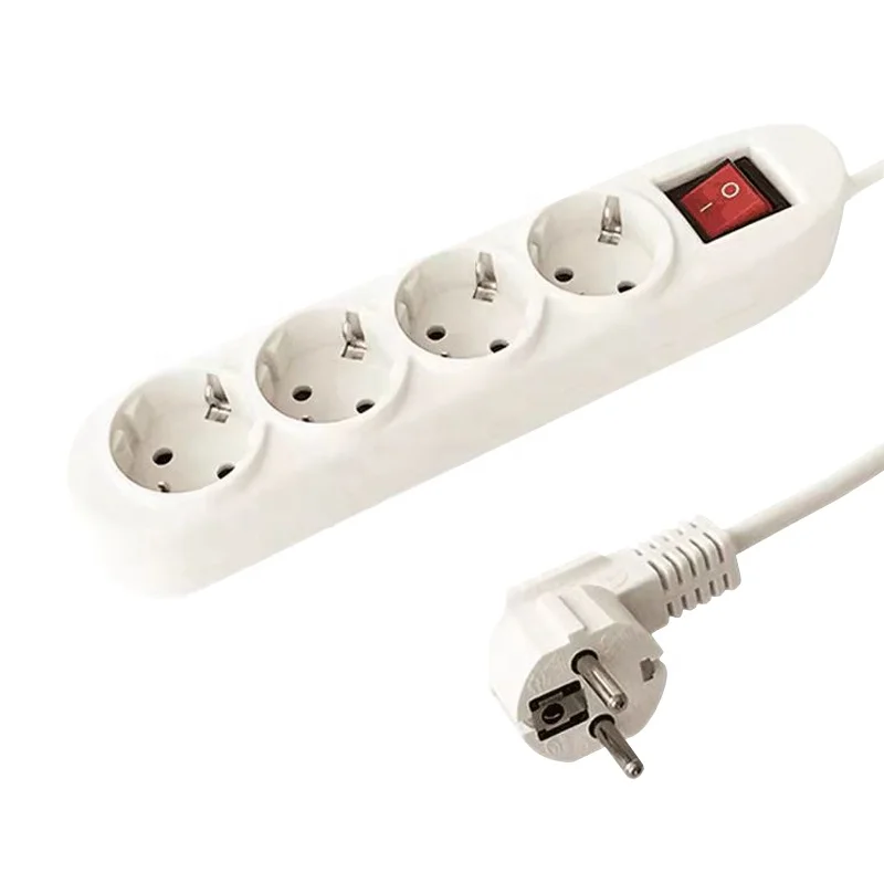 EU Power Strip with Switch