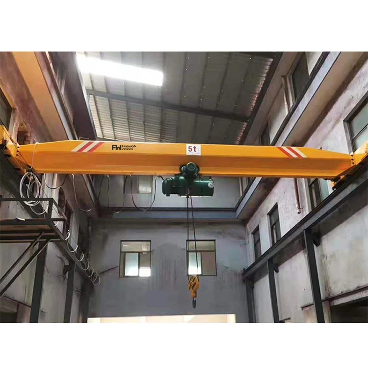 Single Beam Monorail Hoist Electric Overhead Crane Design for Workshop