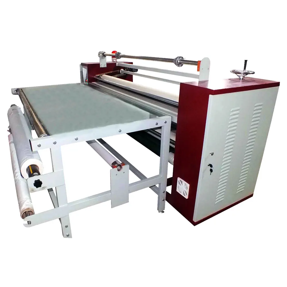 1.7m multi-function mini 360 sublimation transfer textile roll fabric rotary printing drum calender roller heat press machine