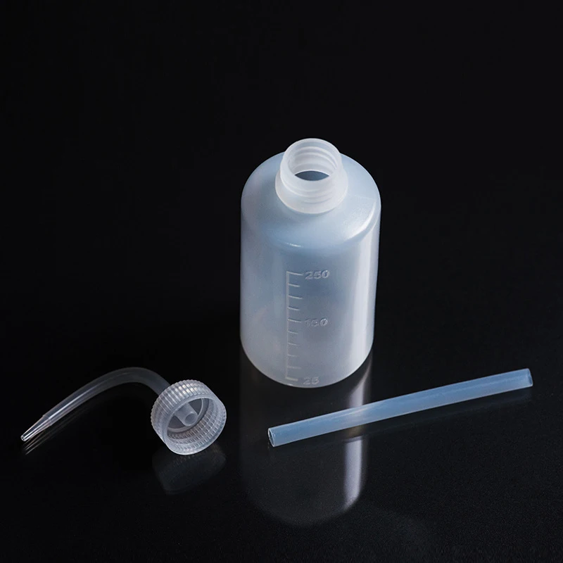 Safety LDPE Wash Bottle Economy Plastic Squeeze Bottle for Medical Label Tattoo Bottle Lab Tip Liquid Storage