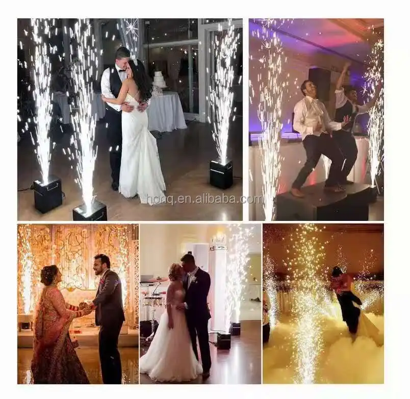 Wedding 200g cold fireworks Spark Composite Pyro Powder MSDS Certification spark machine powder for Cold Sparkler Machine