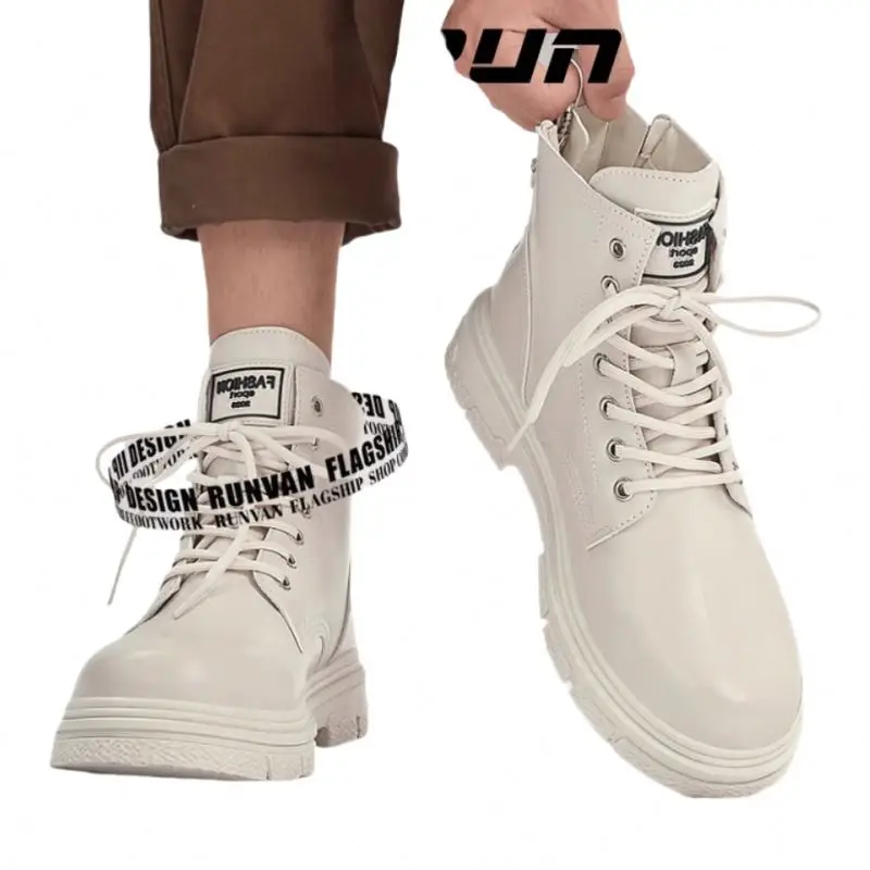 Винтажные прочные мужские ботинки для активного отдыха кожаная обувь замшевые кожаные мужчин повседневная жизнь