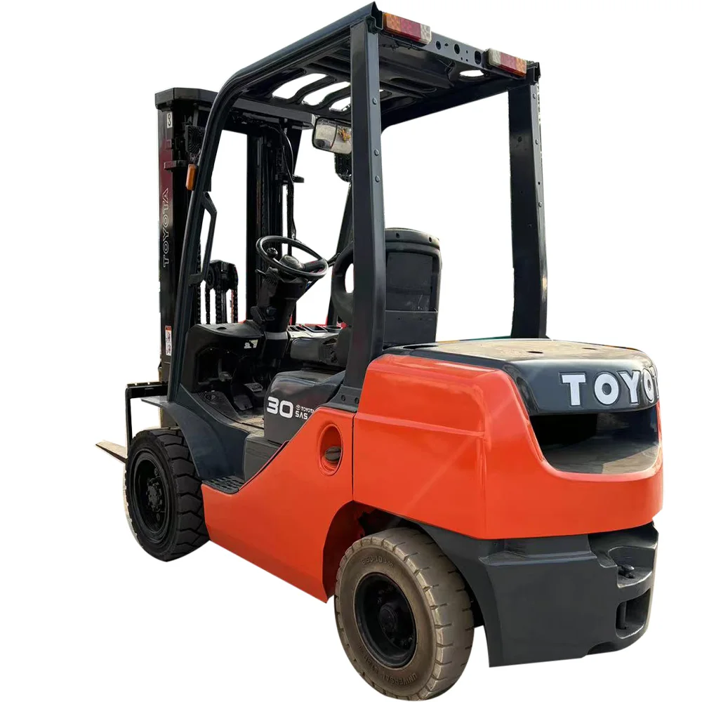 Used Toyata Fd30 Forklift Trucks 3ton Toyata Japan Used Cheap Diesel Used
