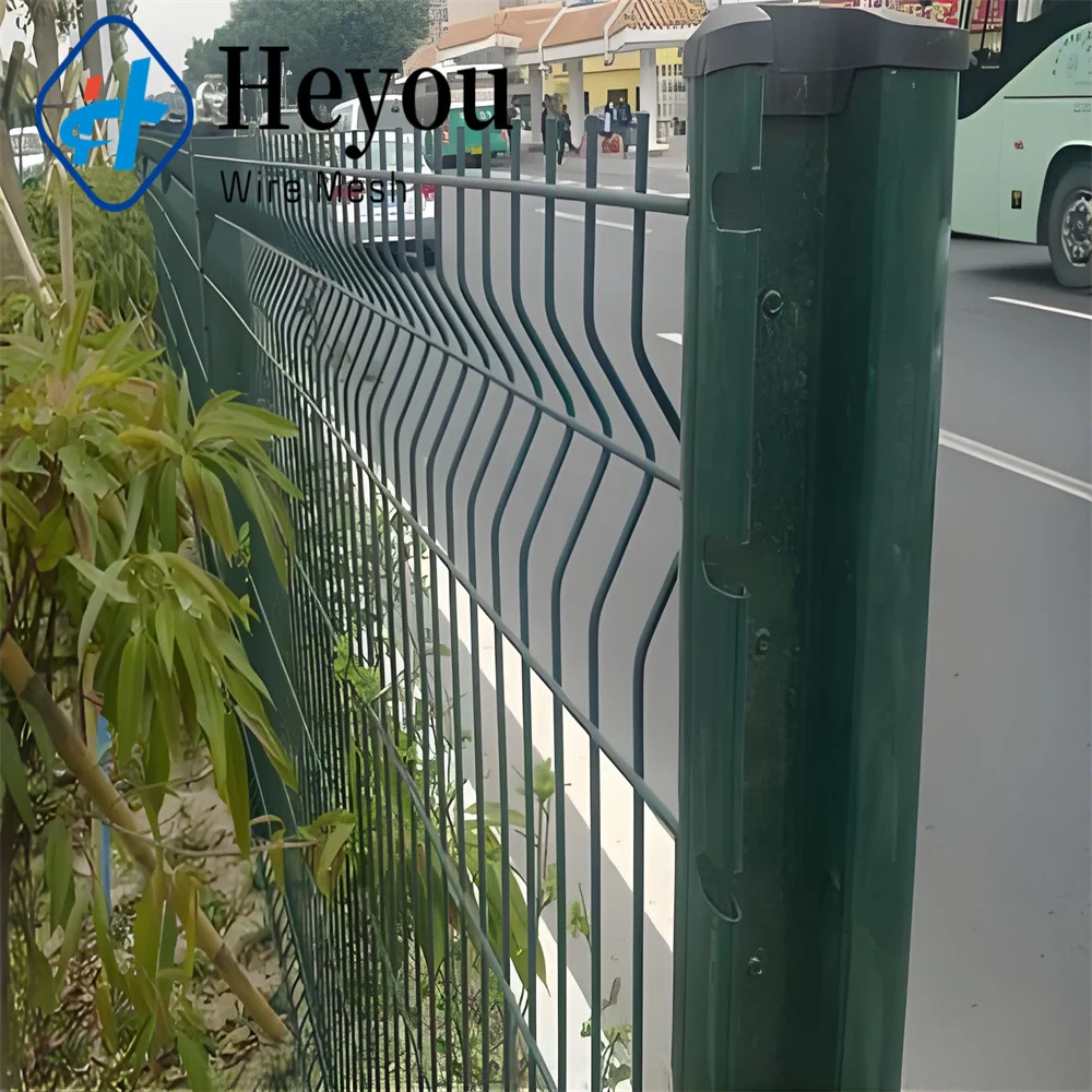 Hot Sale Flexible Curvy Welded Wire Mesh Fence Panel 3D Curved Fencing