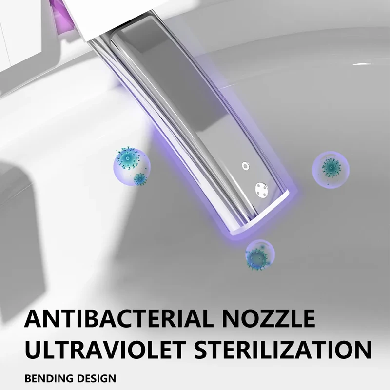 New Arrival Intelligent Wall Mounted Sanitary Ware Bathroom Automatic Hanging Water Closet Ceramic Wall Hung Smart Toilet