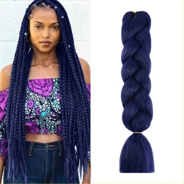 African wig large braid chemical fiber high temperature wire handwoven braid hair extensions High temperature silk dreadlocks