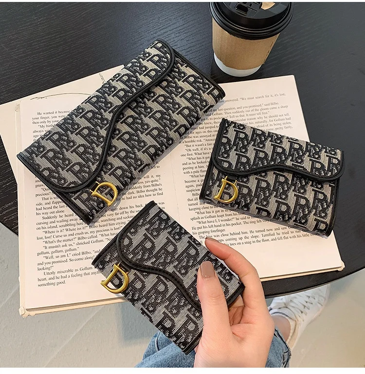 2022 Factory direct sale luxury designer brand wallet Fashionable leather brand wallets for women