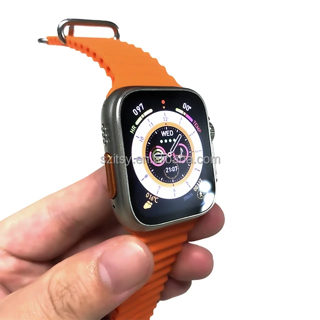 2022 Best Quality X8 Ultra Gs8 Ultra 2.08 Inch Big Screen Smart Watch Series 8 BT Calling Smart Watch Wireless Charge Watch