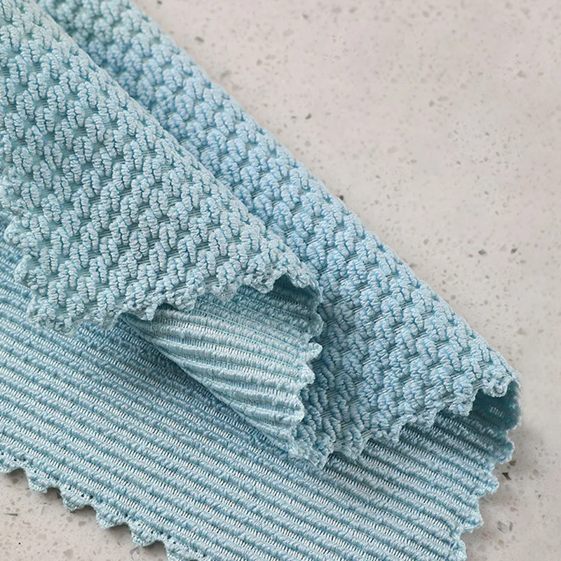 Factory wholesale corn kernel cleaning cloths microfiber glasses Lint-Free Streak-Free Cleaning Cloths for Kitchen Home Office