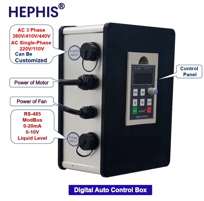 HEPHIS 25-2000 L/hr Digital Metering Pumps Mechanical Diaphragm Dosing Pump For Chemical Water Supply