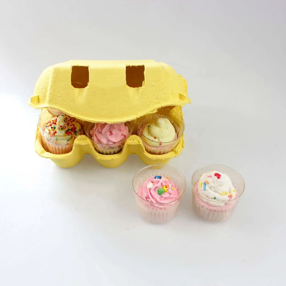 Christmas gift set wtih 6pcs butter cupcake bath fizzer