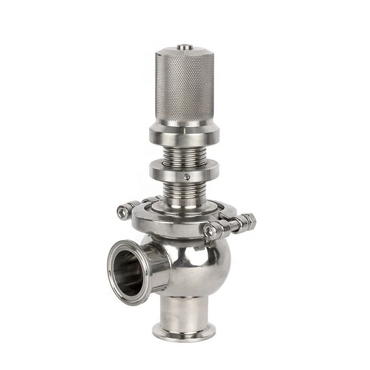 Sanitary Over Flow Valve Stainless Steel safety valve