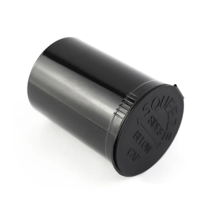 OEM Plastic Vials Plastic Tube Child Resistant Pop Top Custom Printing Logo Pop Top