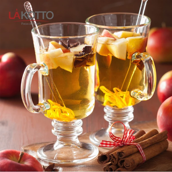 
Wholesale 260ml Irish coffee glass mug with handle 