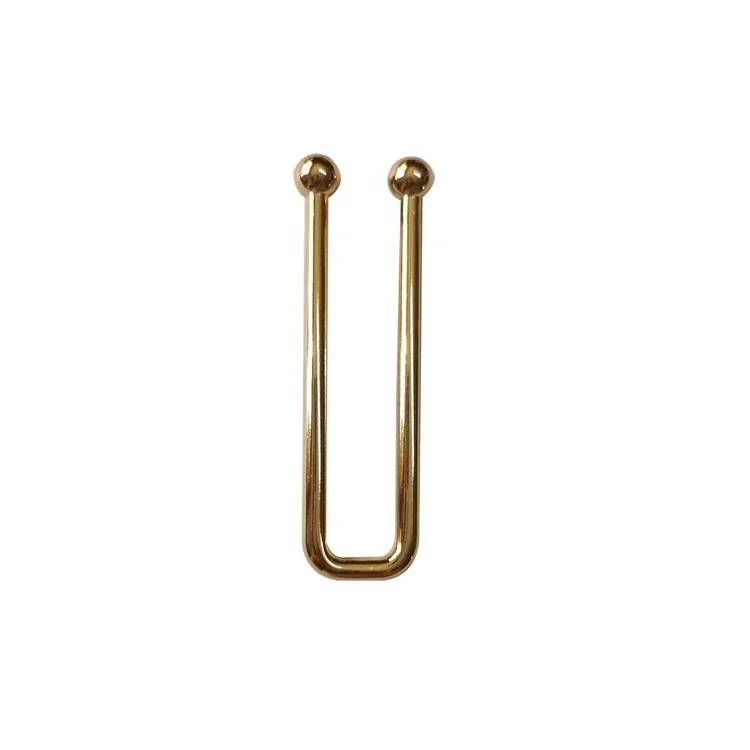 Lemon Gold Bikini Connector U Shape Swimwear Metal Accessories For Swimwear