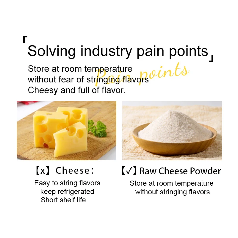 Factory wholesale price premium bulk 500g Cheese Powder cheese flavor powder for sale for bubble tea