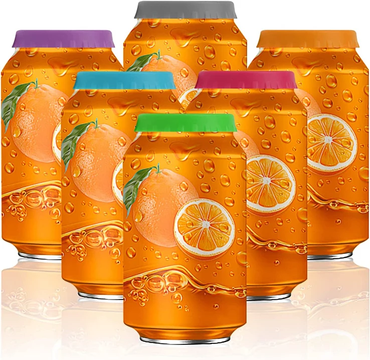 BPA Free Reusable Leak Proof Silicone Soda Beer Beverage Can Lids Covers Caps Stopper