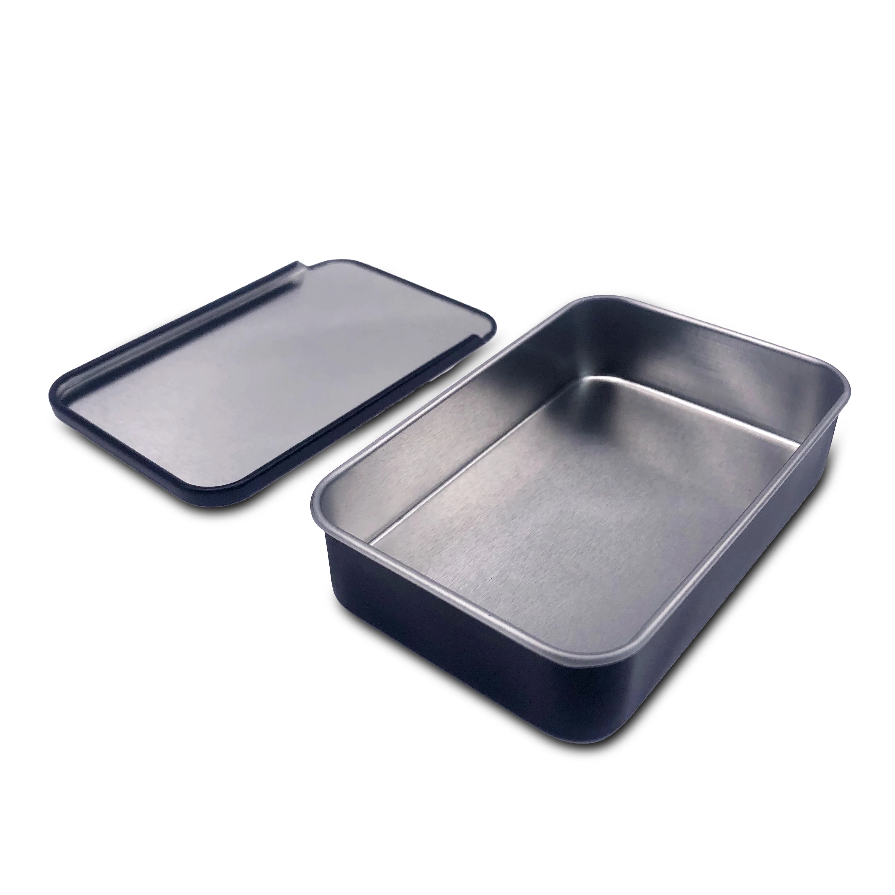 2024 Hot sales snus tin box metal mini square tin box  with slide  tin box with lid