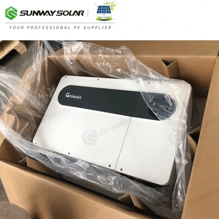 Growatt Max Series 100kw Big Capacity Pv Power Inverter 120kw 125KW On Grid Inverter For Commercial Use