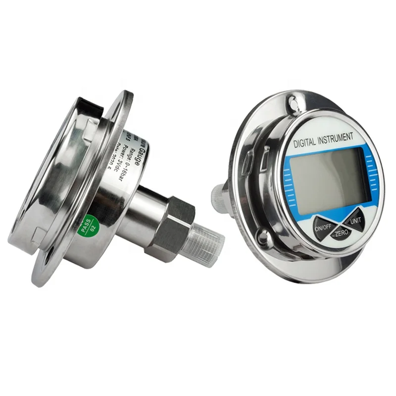 60mm 100mm pg portable digital diesel fuel oil gas pressure gauge manometer water hydraulic digital wireless pressure gauge