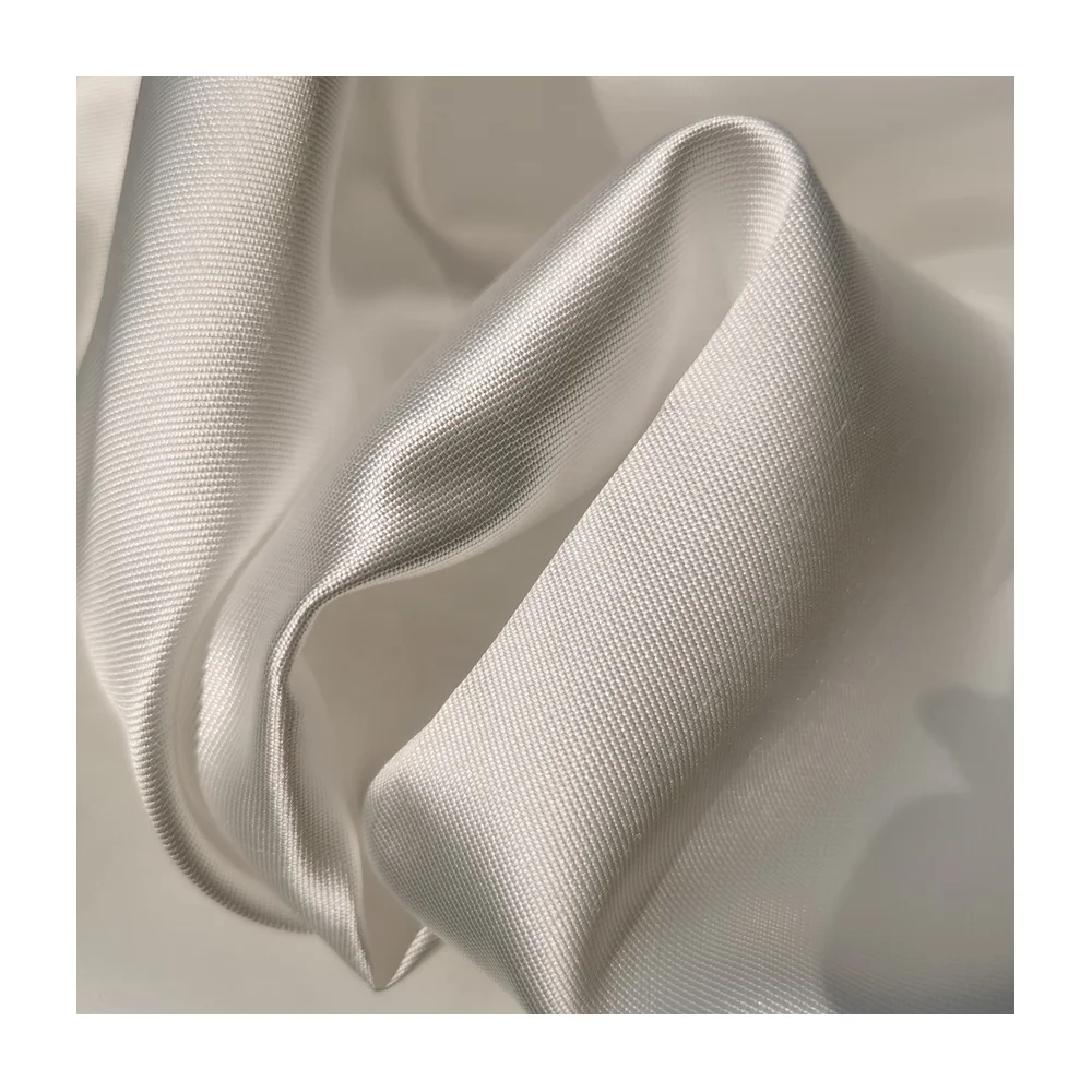 Оптовая продажа атласная ткань mikado для свадебных платьев шелковая душек мягкая и тонкая