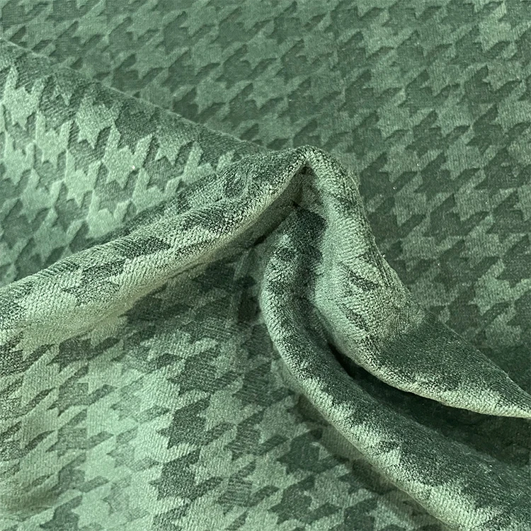 Oushida Fashion winter coat men woman garment suit burnout outdoor wide wale corduroy bonded think fleece fabric for jacket