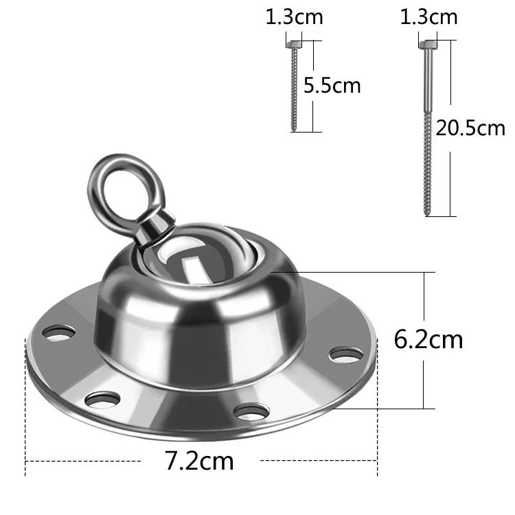 360 degrees Swivel Dog Tie Out Stake Dog Anchor Cat Anchor Dog Tether Holds 1000Lbs of Pull Force for Yard Camping Outdoor