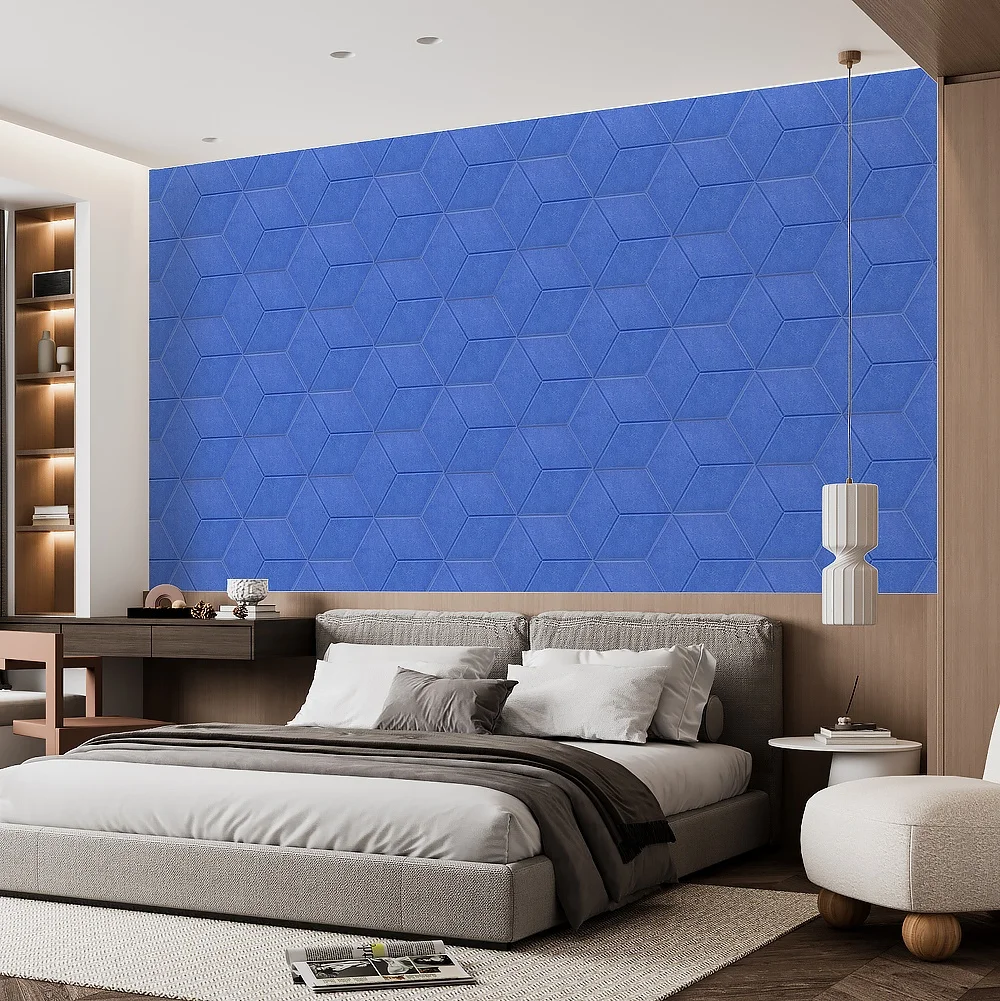 Acoustic Polyester Decoration Wall Portable Honeycomb Studio Acoustic Panels For Studio