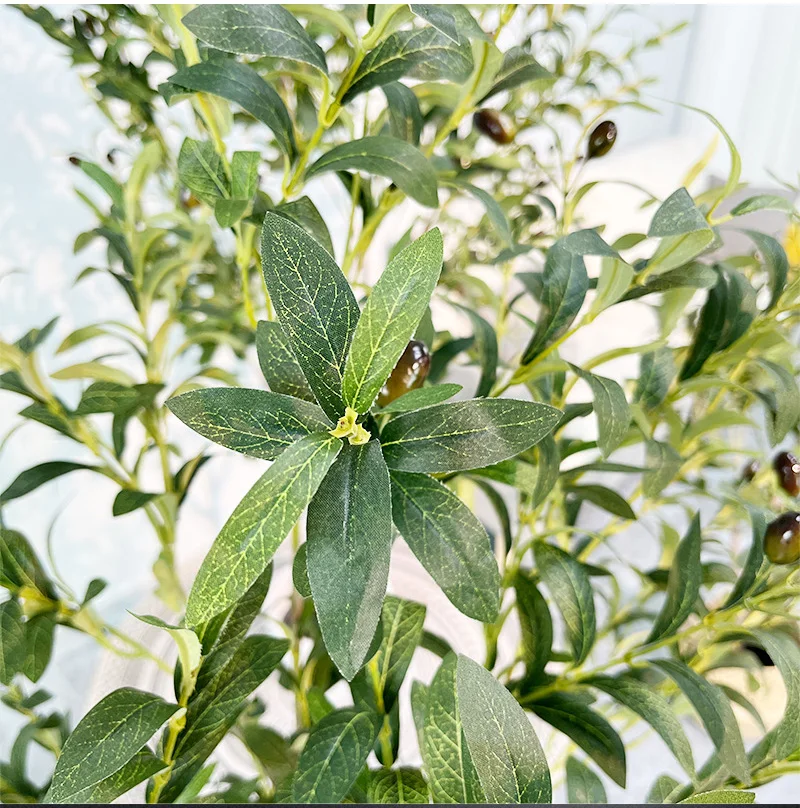 Nearly Natural Indoor Outdoor Decor Plastic Bonsai Faux Plants 5 Ft 6 Ft 180cm 6ft 6 Feet 2m 2.1m Fake Olive Tree Artificial