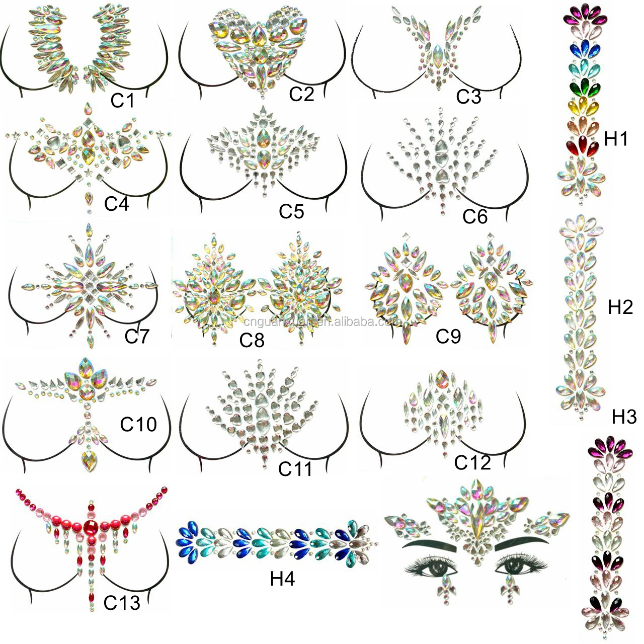 Накладки на соски с двойными пуговицами для груди сексуальные украшения Драгоценные камни тату блестящие плоские пастельные накладки на соски