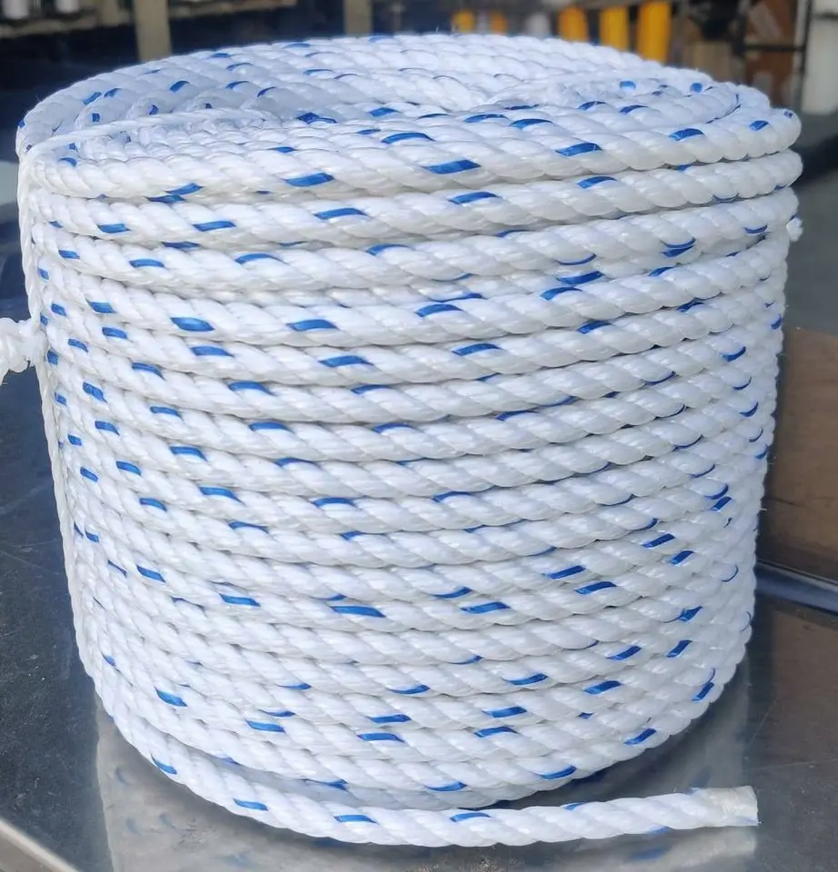 3 Strand Twist PP Rope Polypropylene Plastic Packing Rope Nylon Twine for tarpaulin and Marine Use