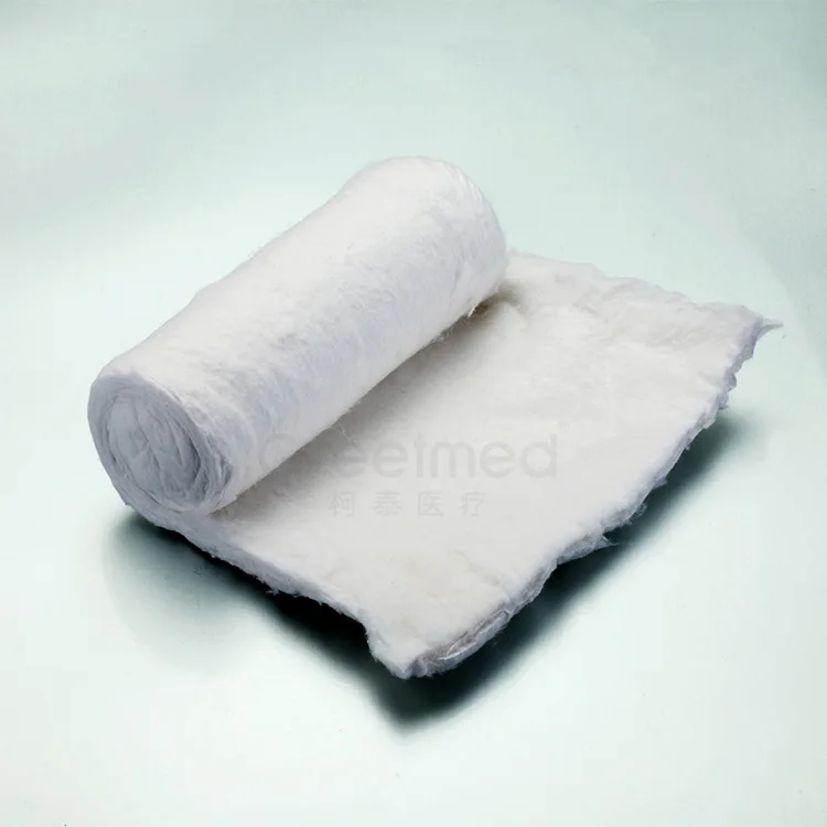 1kg Layer Rolls White Fabric Orthopedic Surgical Disposable Medical Absorbent 500g Cotton Wool Roll