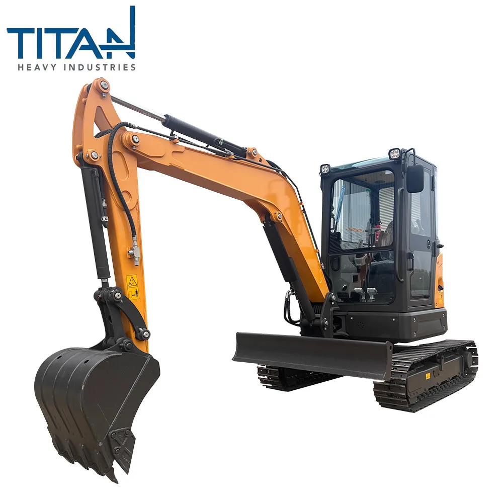 TL35E 3.5ton Used Excavator Kubota Diesel Engine Eaton Hydraulic Cylinder 1 Year Warranty