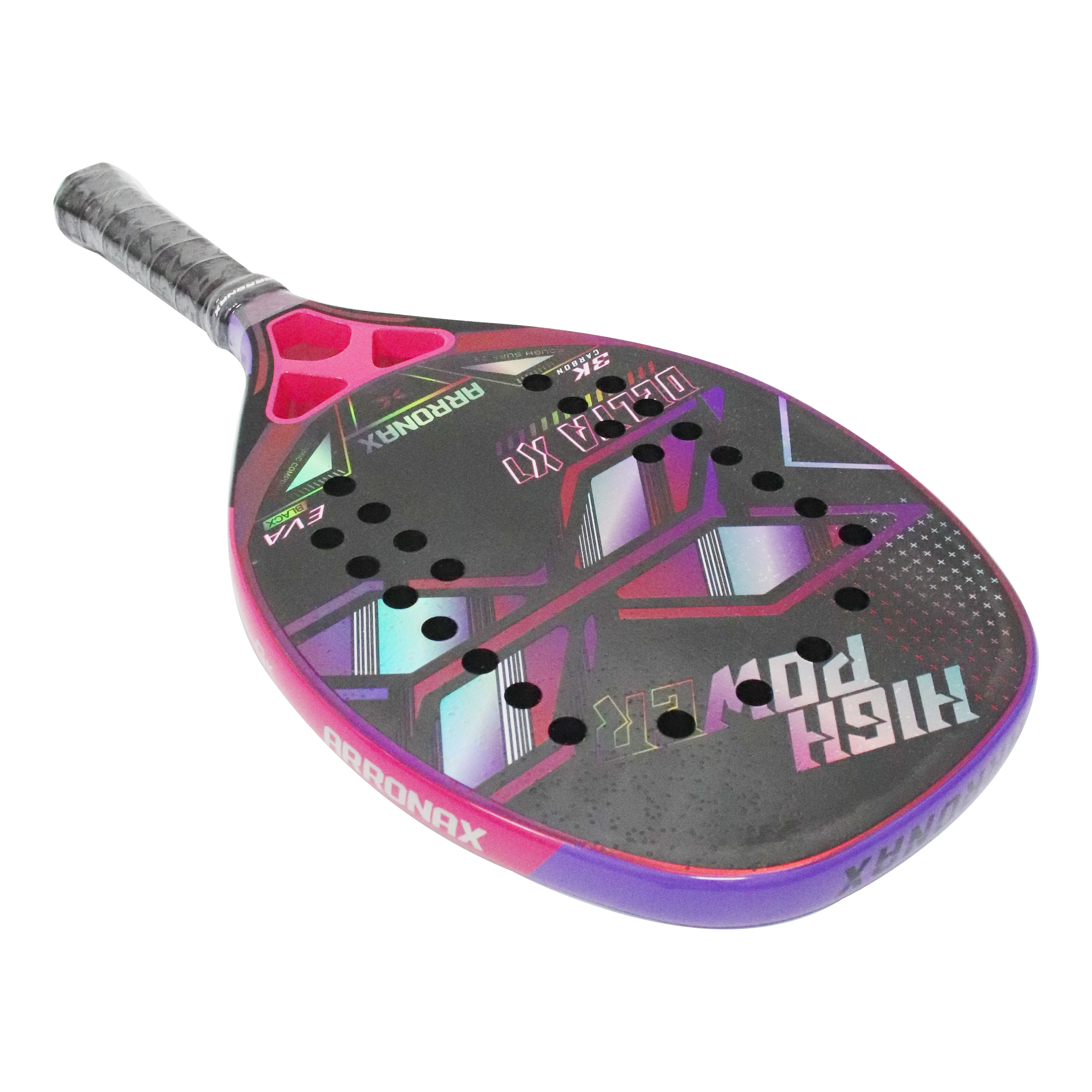 OEM Hot Sale Custom Design Your Own Paddle Tennis Racket100% Carbon /3k/12k/18k Carbon Beach Paddle Rackets