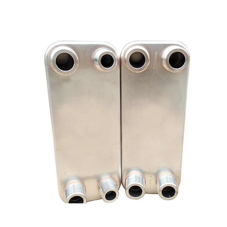 brazed plate heat exchanger for fireplaces