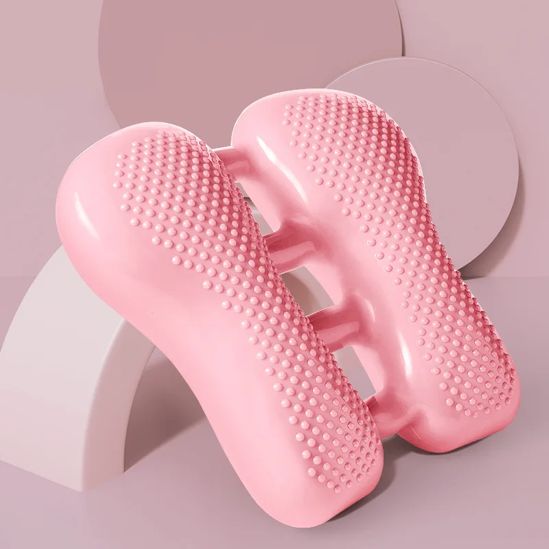 Home Fitness PVC Foot Exercise Cushion Board with Inflatable Massage Dots Mini Balance Stepper for Yoga Fitness for Home Use