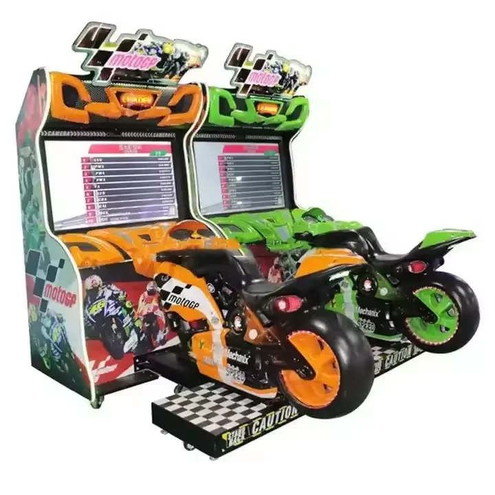 GP Motorbike Coin Operated Amusement Moto Simulator Arcade Games Adults Drive Motorcycle Car Racing Game Machine