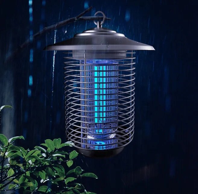 Stainless Steel UV Light Bug Zapper Electric Mosquito Killer Lamp