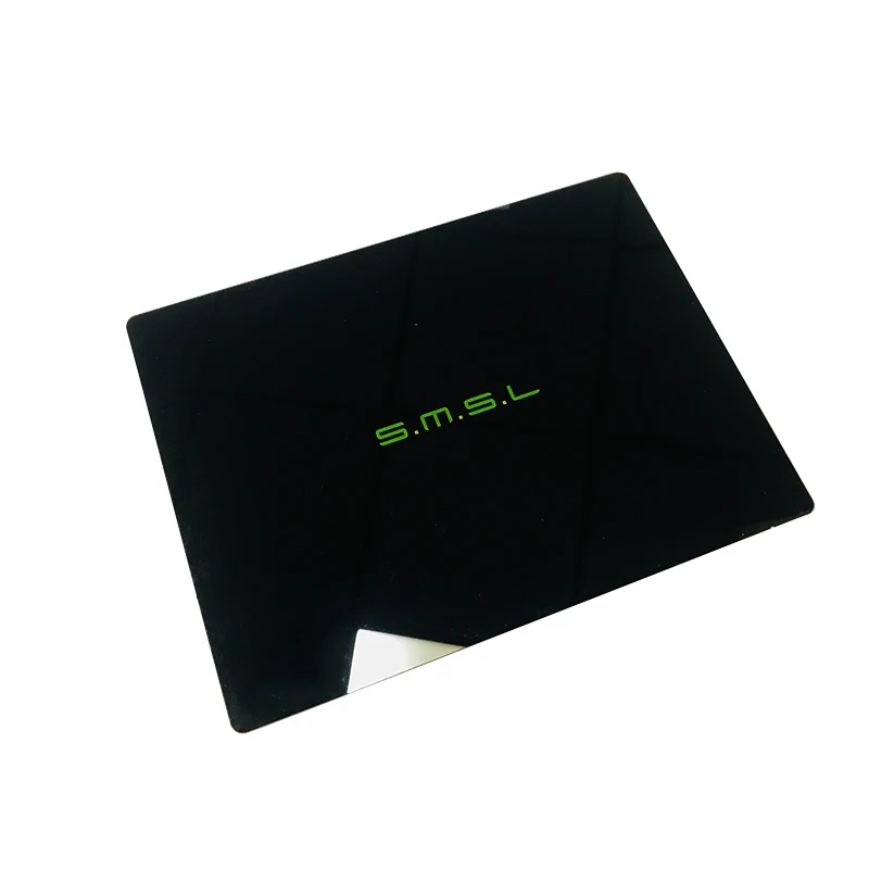 Tempered glass 1.5mm 2mm black screen glass cover plate switch glass frame touch keyboard