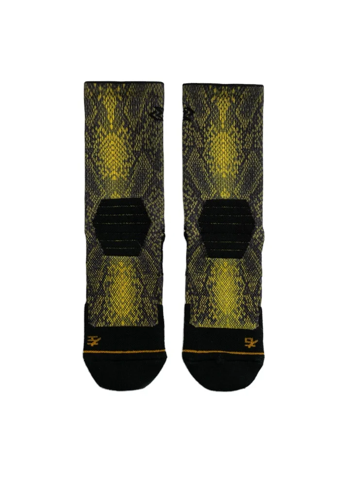 2022 OEM Fashion Tie Dye Sports Socks Custom Printing Sublimation Basketball Cushion Terry Sports Socks