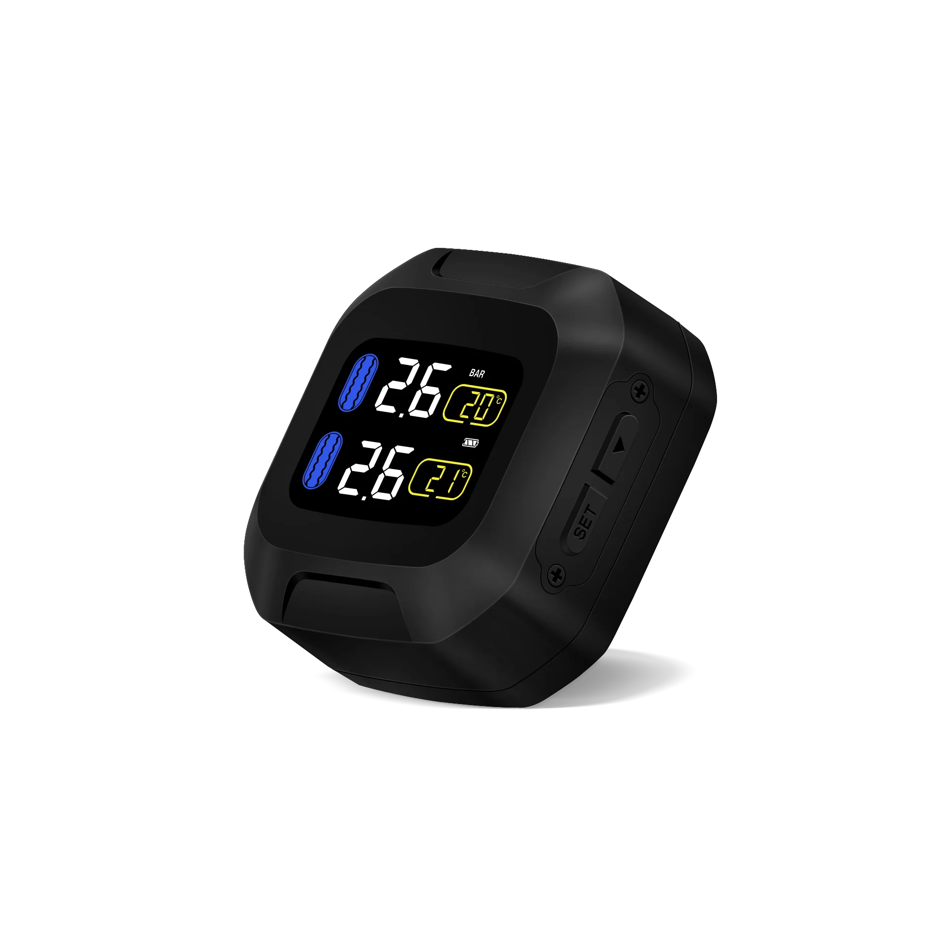 Tire pressure monitoring car tire pressure monitor tpms built-in portable high-definition color screen digital display tire pres