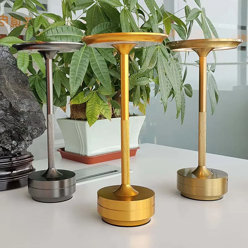 Rechargeable Cordless Table Lamps Portable 5000mAh Battery Table Light 3 Color Stepless Dimming LED Table Light