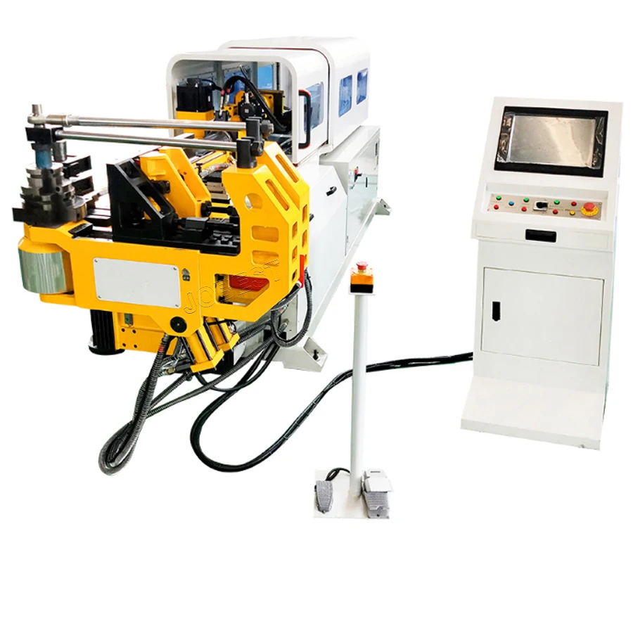 PLC Control Electric 4 Inch Mandrel Pipe Bender / CNC Pipe Tube Bending Machine