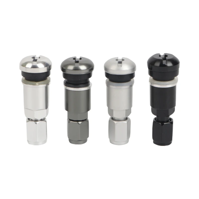 Aluminum Car Tire Valve Stem Caps Explosion Proof Tubeless Tpms Valves