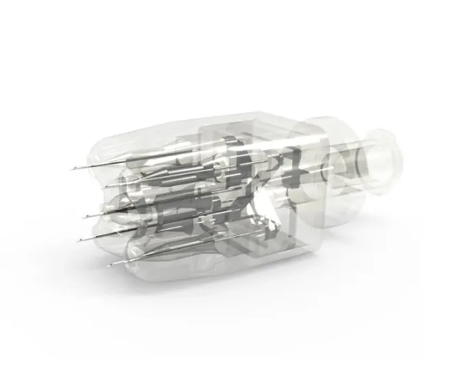 Hot sell Crystal 5 pin Multi Needle for Mesotherapy Injector and Manual Shot crystal needles 5 pin nanosoft needle