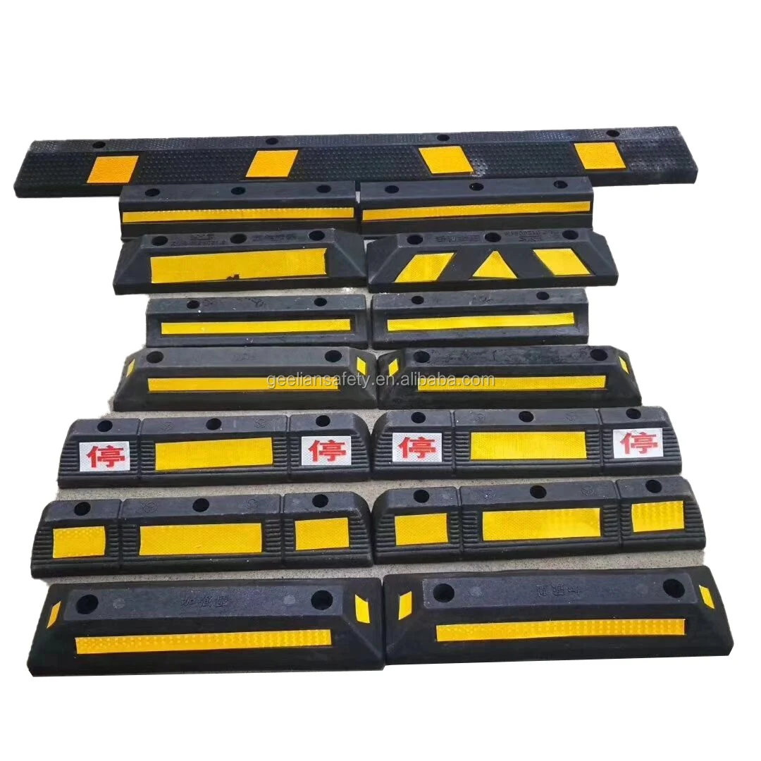 High quality Wheel stopper Rubber parking bumpers Parking block / Parking stoppers