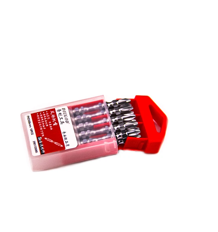 DILGOD 10 PCS Screwdriver Bit PH2*65MM S2  Steel Strong Magnetic Screwdriver Bit Set